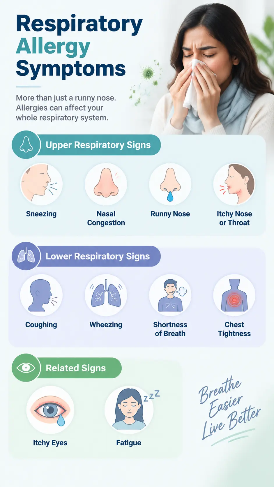 respiratory allergy symptoms